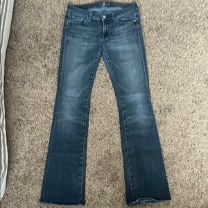7 for All Mankind Women's Blue Jeans